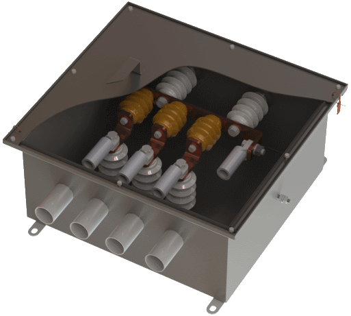 Короба для заземления и транспозиции экранов